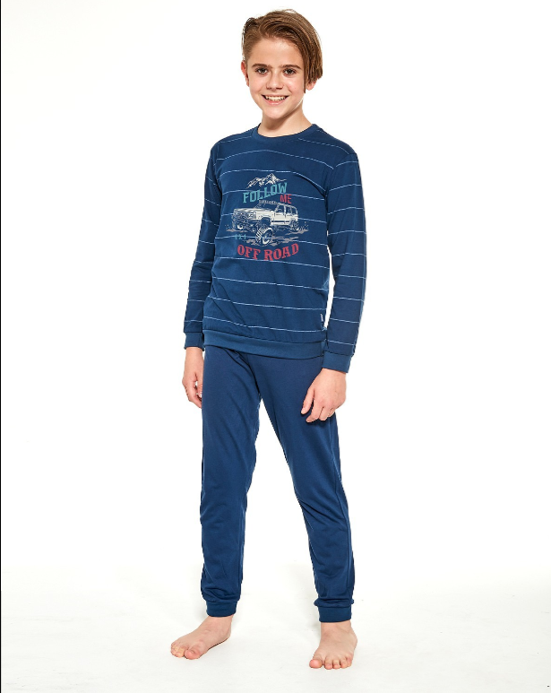 Chlpačenské pyžamo Cornette Young Boy 268/124 Follow Me