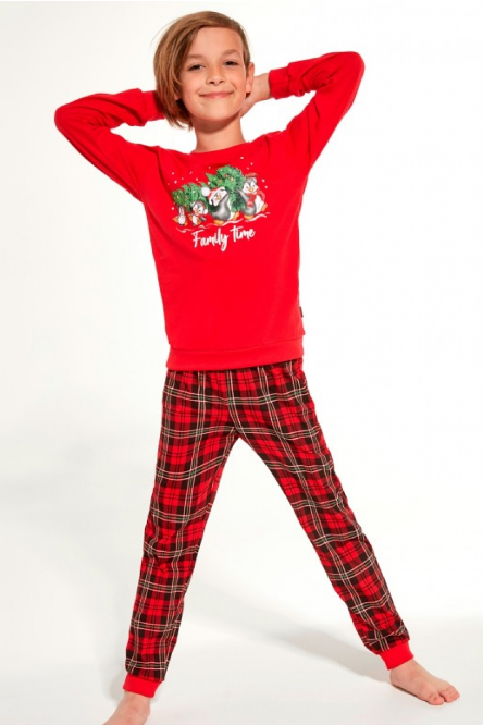 Chlapčenské vianočné pyžamo Cornette Family Time 593/137