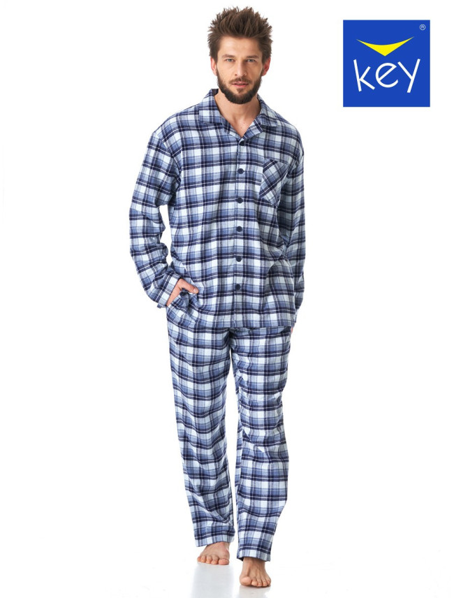 Pánske flanelové pyžamo MNS 426 - Key